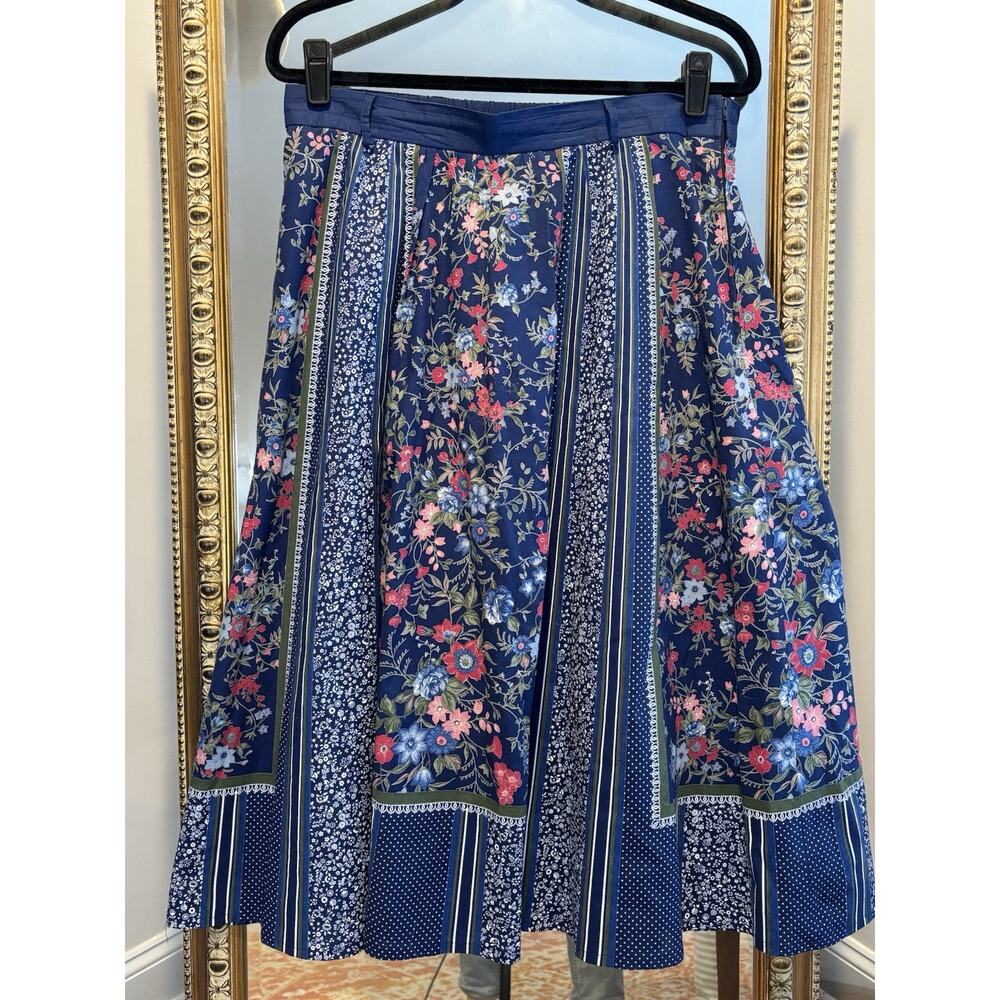 Authentic Rose Dirndl Skirt, M, Cotton, Bavarian